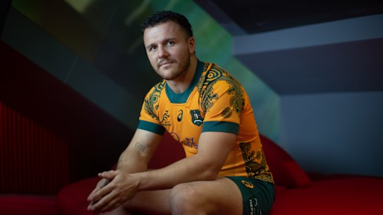 Dylan Pietsch made his Wallabies debut against Wales on Saturday.