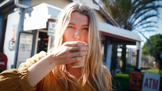 Among the tips of eco influencer Kate Nelson for reducing waste during COVID-19 is to "go topless" with takeaway coffee.