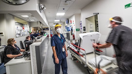 More than 1800 Victorians spent at least 24 hours in an emergency department between April and June.