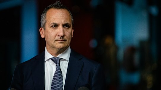 NRL boss Andrew Abdo is hoping a win during the arbitration hearing on Thursday will see the end of a debate over the rule, which has forced Jack de Belin on to the sidelines for two seasons. 