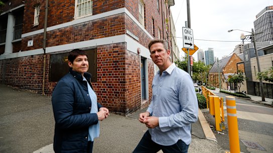 Jane Anderson and Rodney Hanratty have expressed concern about plans to demolish a heritage-listed building on the SCEGGS Darlinghurst campus.
