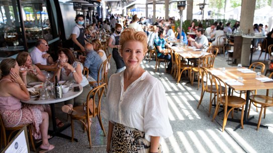 Michelle Grand-Milkovic.from Love Fish in Barangaroo says she needs more wait staff.