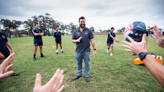 Jimmy Orange runs academy movement, it’s a rugby program which supports students to find belonging in their school, as well as pathways to a sporting career.