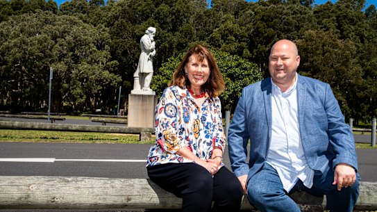 Susannah Fullerton and Walter Mason: ‘Susannah reminds me of Biddy from Great Expectations – clever, quick-witted, kind – and is completely determined.’