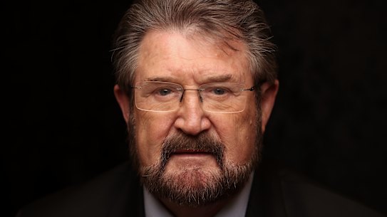 Senator Derryn Hinch at Parliament House Canberra in 2017.