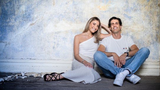 Rebecca Harding and Andy Lee: “I get people coming up to me all the time. I love it, but it can be annoying for Bec.”