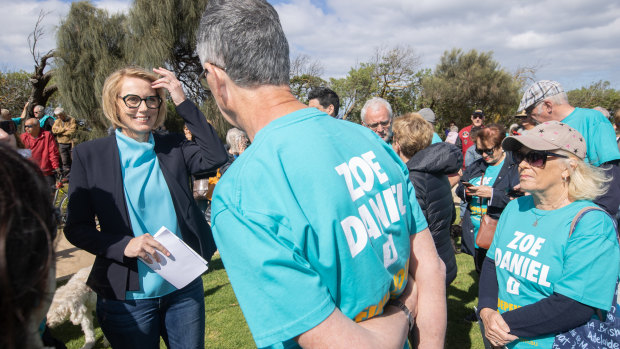 Independent candidate Zoe Daniel has launched her campaign for the seat of Goldstein, held by Liberal Tim Wilson.