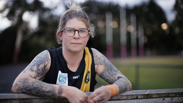 Emily Spicer left Yarra Junction club for Woori Yallock.