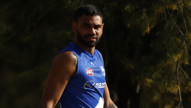 Tarryn Thomas is serving an 18-match AFL suspension and was sacked by North Melbourne.