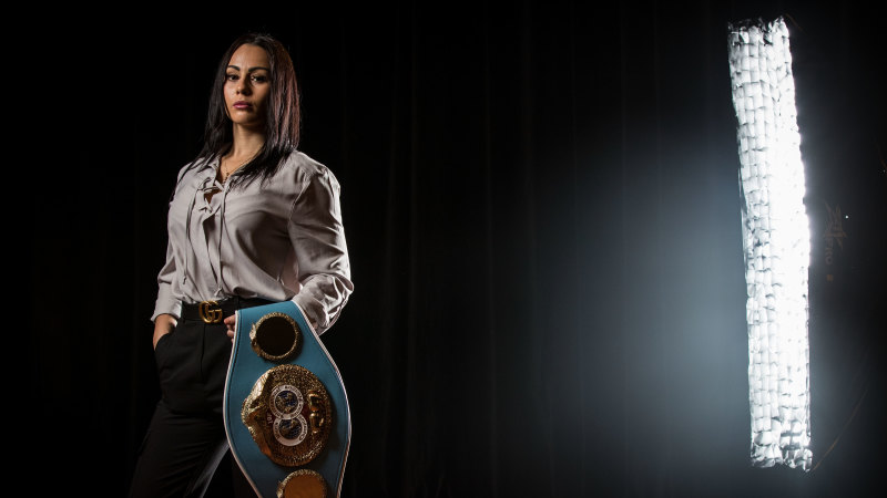 World champion boxer Cherneka Johnson had official 'admiring the