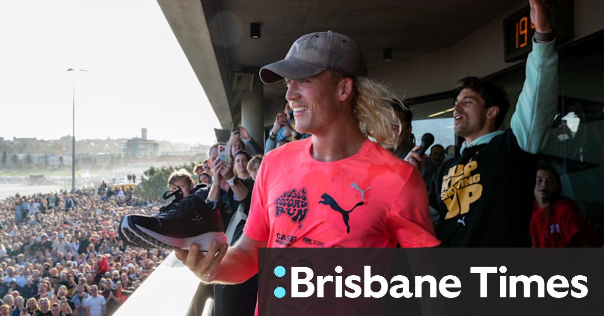 Nedd Brockmannn finishes 3800km run in Sydney - Vimarsana News