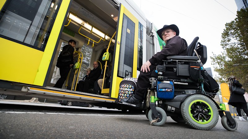 Accessible tram stops were required years ago. The government is slowly catching up