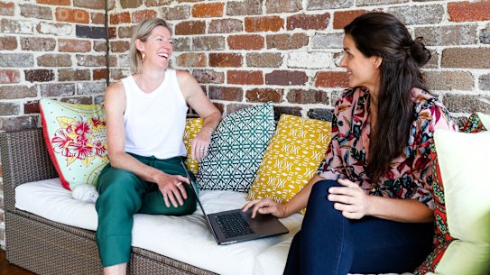 Lauren Woodall and Julia Challenor must decide who will go on JobKeeper and who will take up JobSeeker due to restrictions that form part of the government's assistance program.