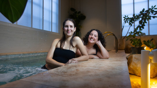 Freya Berwick and Mary Minas, owners of Sense of Self bath house