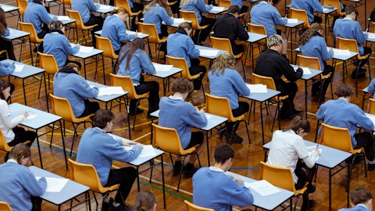 A review into the Victorian and Assessment Authority was conducted after VCE exam questions were accidentally leaked last year.