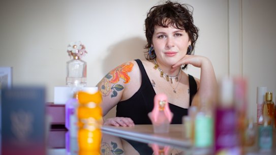 Lucy Blore, a fragrance hobbyist.