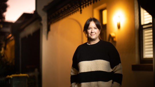 Charlotte Poulson at her St Kilda home. She is considered an average Australian according to the census. 