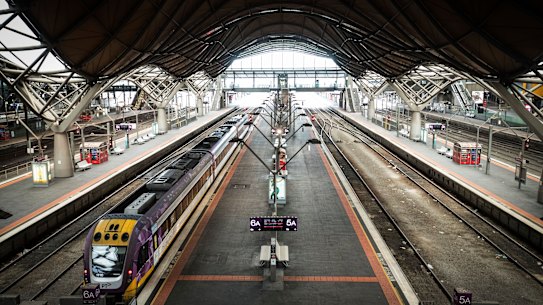 Upgrades to refuelling facilities at Melbourne’s Southern Cross station are among many works necessary for NSW’s new train fleet to operate.
