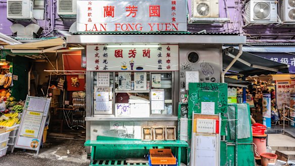Serving up a city staple, Lan Fong Yuen is known for its incredible milk tea.