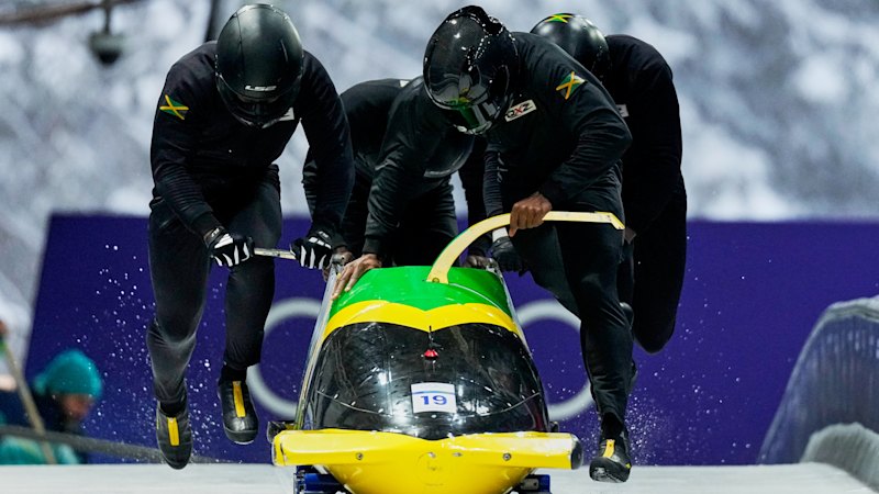Feel the rhythm, feel the rhyme, it’s Jamaica’s four-man bobsled time