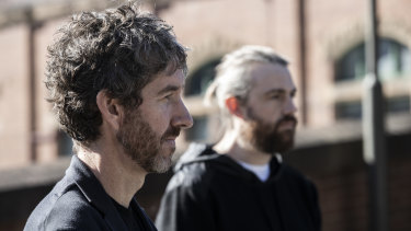 Atlassian co-founders Scott Farquhar, left, and Mike Cannon-Brookes, described hiring as the company’s top priority in a letter to investors.