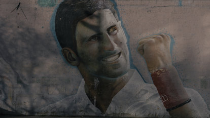 ‘Novak is like Christ’: Belgrade’s poster boy still adored back home