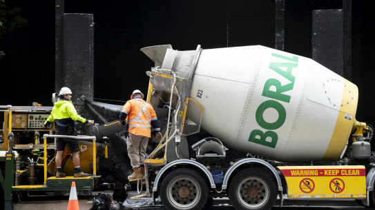 Seven Group’s stake in Boral has increased to 23 per cent. 