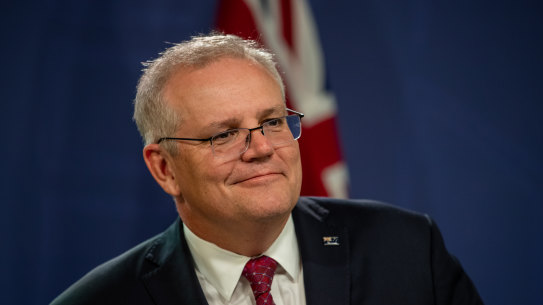 Prime Minister Scott Morrison is backing away from a significant budget.