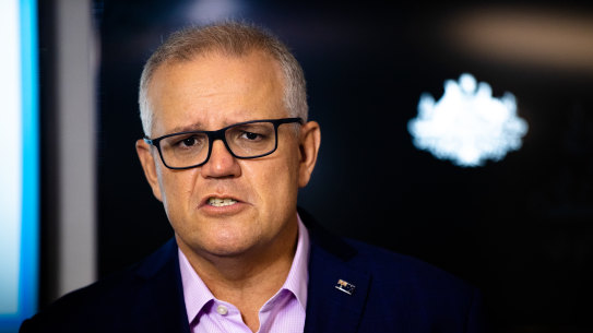Prime Minister Scott Morrison issued an invitation to marchers to meet with him privately after getting his second coronavirus vaccine jab in Sydney on Sunday.