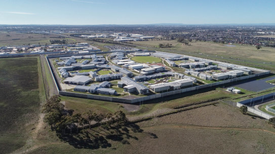Ravenhall Correctional Centre in Melbourne's west.