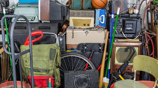 Many people leave the burden of sorting through their possessions after their death to grieving family members. 