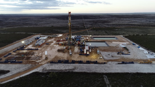 The West Erregulla-2 gas discovery in Western Australia.