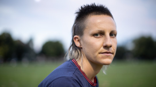 Karen Paxman at Melbourne training this week.