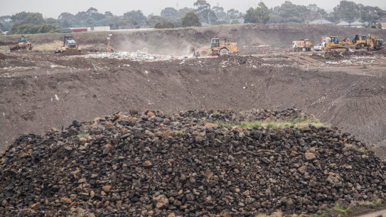 Underground fires have been burning at the Kealba landfill since November.