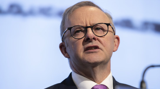 Labor leader Anthony Albanese is in Townsville today. 