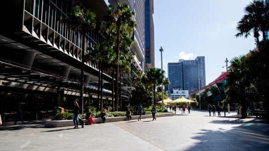Parramatta, where office vacancy is at 22 per cent