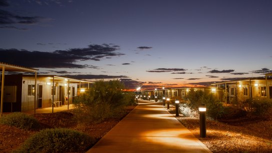 Rio Tinto accommodation camp in WA’s Pilbara.