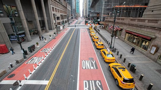 The US economy has been paralysed by the coronavirus.