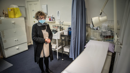 Corona Virus. COVID-19. Dr Leah Kaminsky is one of the healthcare workers very concerned about the risk doctors and nurses are being exposed to, saying healthcare workers are expected to be heroes, yet she has struggled to access PPE for herself and her staff and has had to rely on donated equipment. Photo by Jason South. 18th August 2020