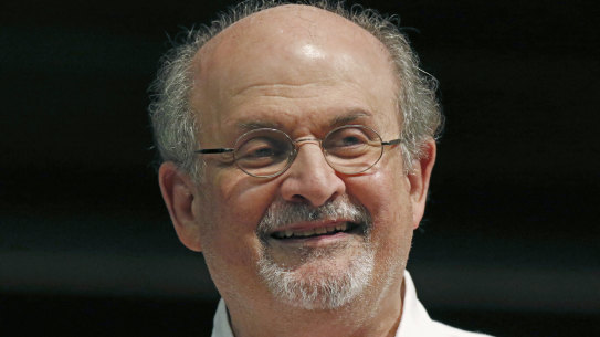 Author Salman Rushdie.