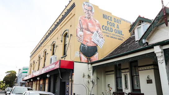 To be heritage listed: the Carlisle Castle hotel in Newtown, pictured in 2019.