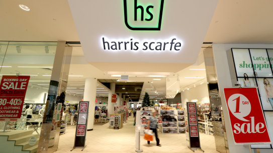 A spate of store closures, including 21 Harris Scarfe locations, has prompted concerns of a 'domino effect' on local retailers.