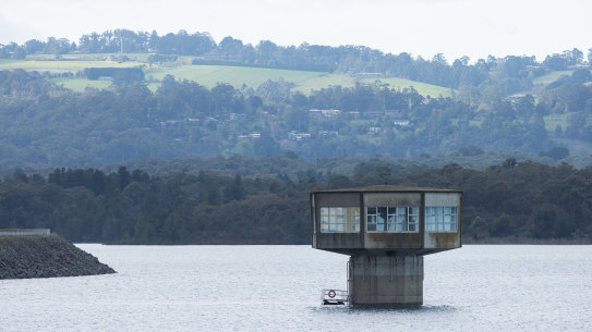 The Cardinia reservoir is more than 88 per cent full.