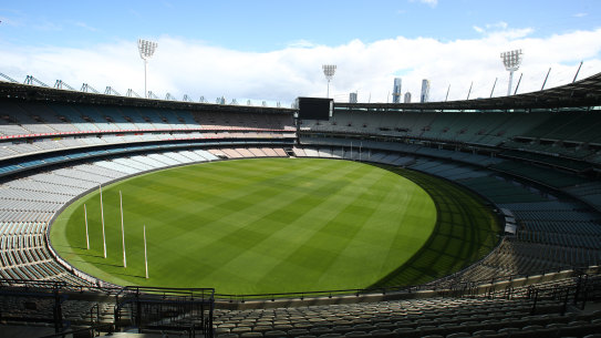 Holding this year’s grand final at the MCG remains precarious.