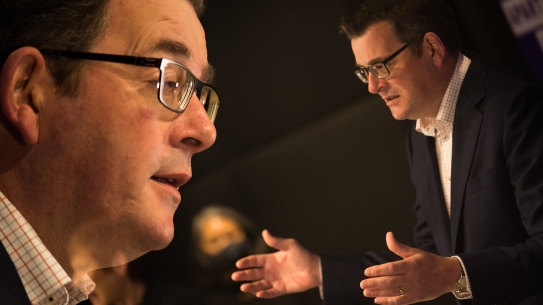 Premier Daniel Andrews faces pressure from all angles.