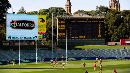Interstate clubs are unhappy they do not have the same funding over their stadiums, such as the Adelaide Oval, that MCG and Marvel Stadium clubs are receiving.