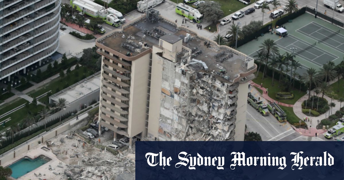 Miami Apartment Collapse One Dead 99 Missing As Rescue Teams Race To Dig Out Residents