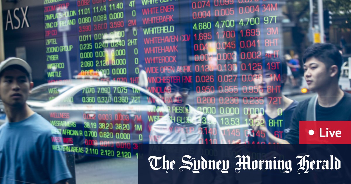 ASX drops 0.2%, tech stocks down, API soars on Woolies’ bid - The Sydney Morning Herald