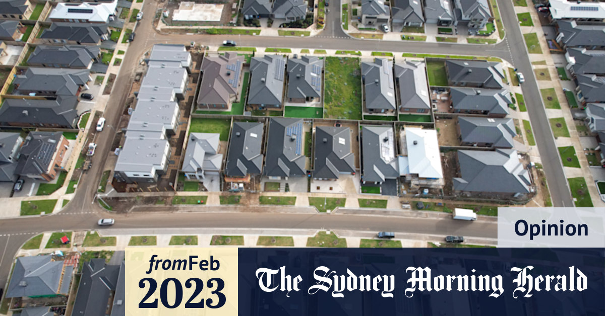 Homes twice as big on blocks half the size: We’ve ruined suburbia
