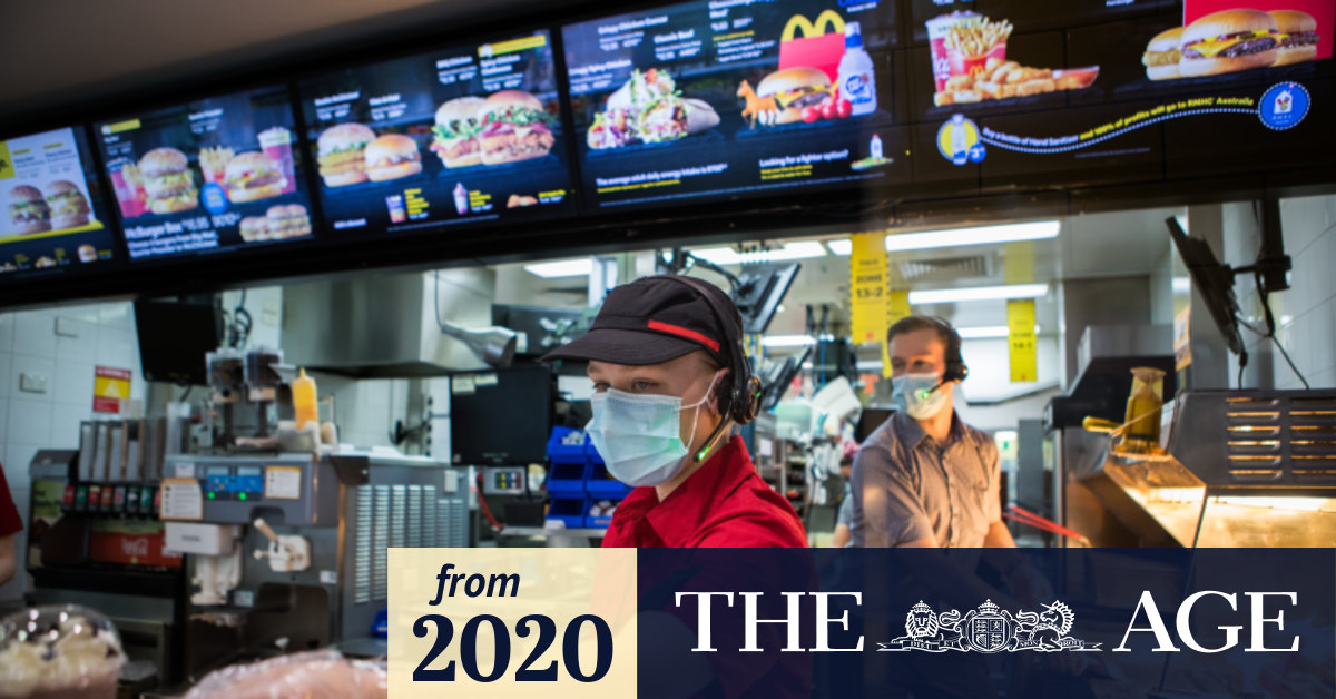 McDonald's makes face masks co...